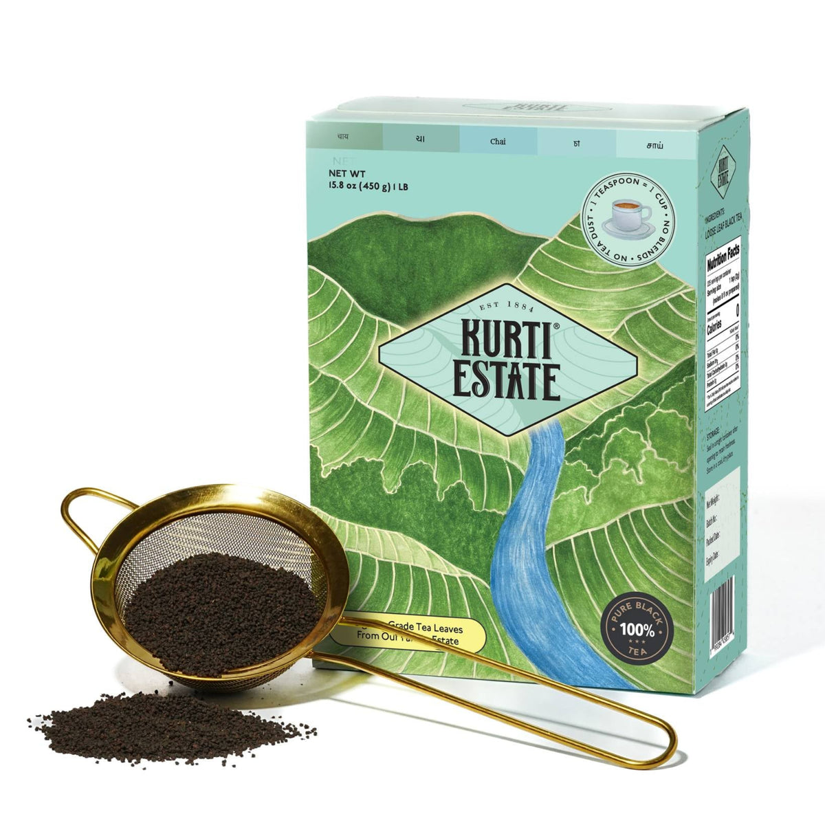 Kurti Estate tea box