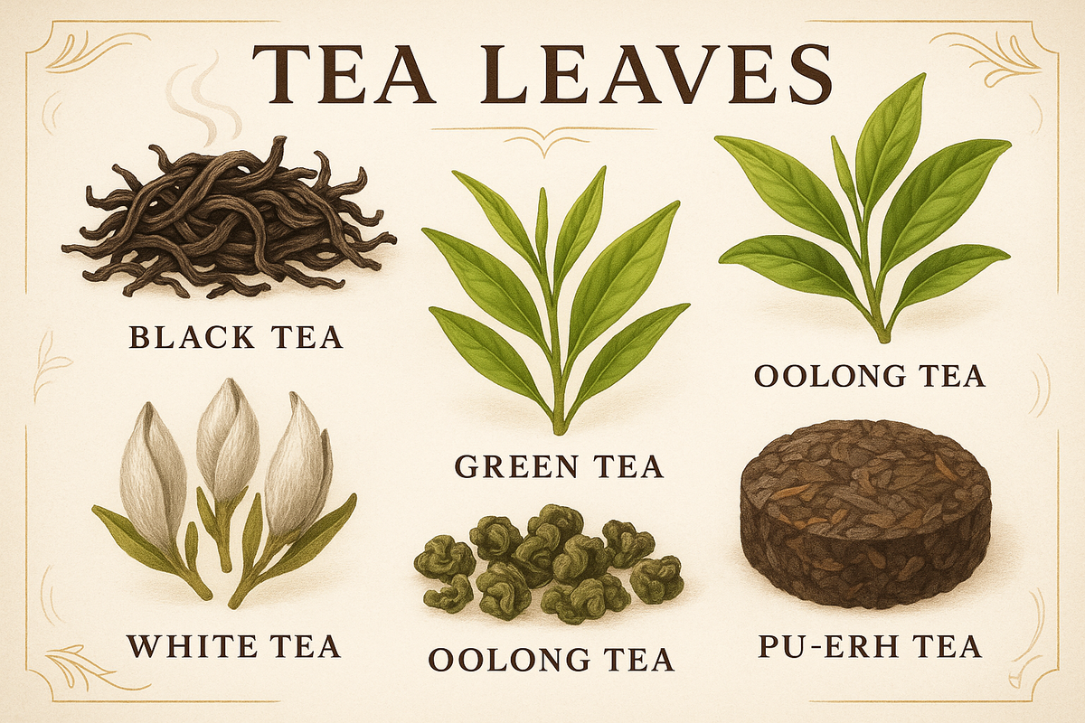 Understanding Different Types of Tea Leaves – Kurti Estate
